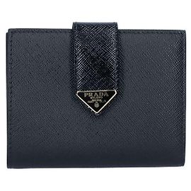 Prada Saffiano Leather Wallet Black