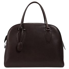 The row India Leather Tote Bag CHSS Black