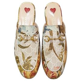 Gucci Mules Princetown GG Flora da donna Multicolore