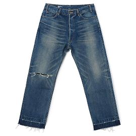 Céline Vaqueros de denim Vintage Dark Union Wash Azul