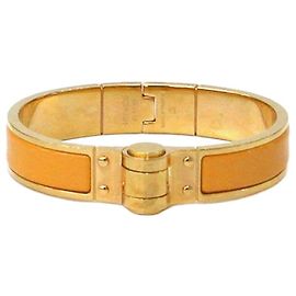 Hermès Pulseira com dobradiça Laranja
