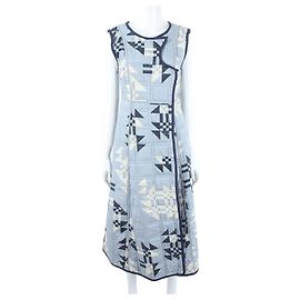 Isabel Marant lange Weste Blau