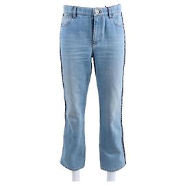 Pantalones de denim Chanel Azul