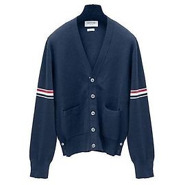 Thom Browne Strickcardigan aus Baumwolle für Herren Schwarz
