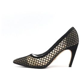 Dior Décolleté in camoscio e mesh Nero