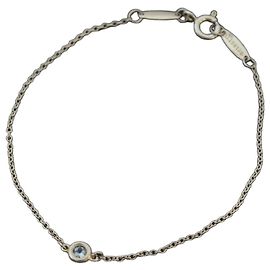 Tiffany & Co Bracciale Bider Yard Silver Aquamarine Nero