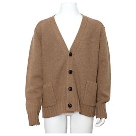 Bottega Veneta Brown Wool Sweater Men's Cardigan Brown