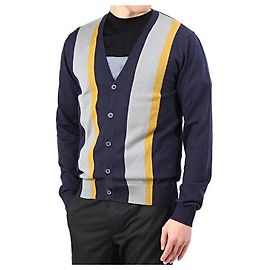 Lanvin Cardigan aus schwarzer Merinowolle Schwarz