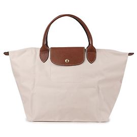 Longchamp Borsa Le Pliage Original Top Handle Bianco
