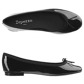 Repetto Glossy Women's Flat Shoes Black