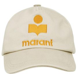 Isabel Marant Boné bordado Tyrone Logo Branco