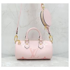 Louis Vuitton New Monogram Emprint Papillon BB Rose Pink Rosa