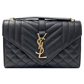 Saint Laurent Borsa a tracolla Monogram Chain Nero