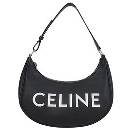 Céline Bolsa Ava de couro Preto