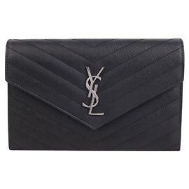 Saint Laurent Borsa a tracolla Cassandra Mini Nero