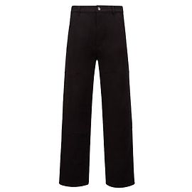 Moncler Straight Canvas Pants Silvery