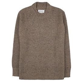 Maison Martin Margiela Wollpullover mit Rückstich für Herren Braun