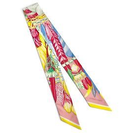 Hermès Pañuelo de seda Hermes Twilly Danse Pacifique Multicolor