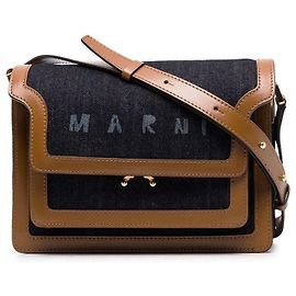 Marni Borsa a tracolla in denim Medium Multicolore