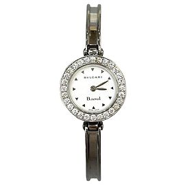 Bulgari Reloj de mujer con bisel de diamantes Multicolor