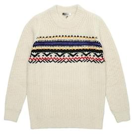 Isabel Marant Gerald Knit Strickpullover Weiß Weiß