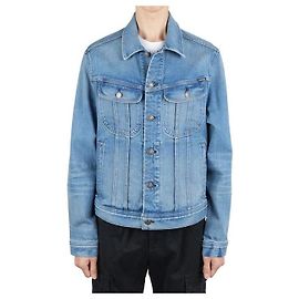 Tom Ford Gewaschene blaue Denimjacke Blau