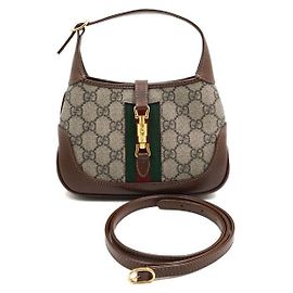 Gucci Borsa a spalla e crossbody Jackie Mini Hobo Marrone