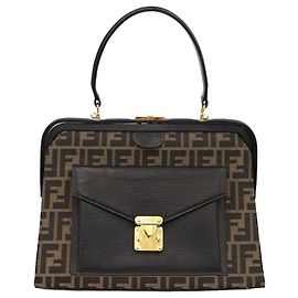 Fendi Borsa Jukka Pocket Top Handle Nero