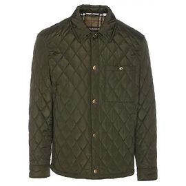 Burberry Quilted Nylon Overshirt Jacket Black