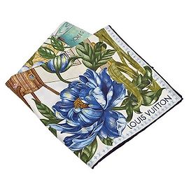 Louis Vuitton Pañuelo Cuadrado Fontaine Parfum Azul