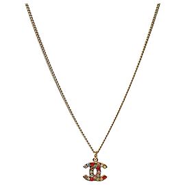 Chanel Collana Logo CC Oro D'oro