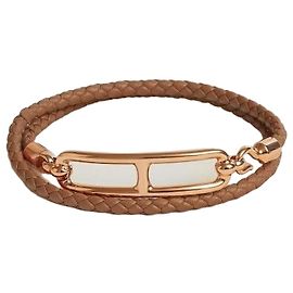 Hermès Pulsera Lolis Double Tour Rose Gold Multicolor