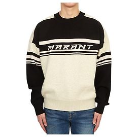 Isabel Marant Colby Strickpullover für Herren weiß Weiß