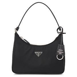 Prada Borsa a spalla mini Re-Nylon Reedition da donna Nero