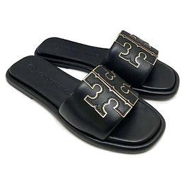 Tory Burch Ciabatte Double Sport Slide Nero