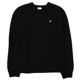 Céline Trionf Strickware für Herren Schwarz