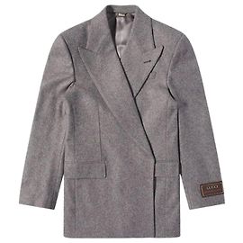 Gucci Wool Cashmere Formal Jacket stamp: Brown