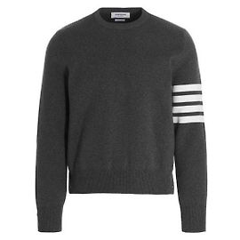 Thom Browne Pullover aus Baumwolle im Milano-Stich Braun