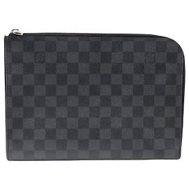 Louis Vuitton Pochette Jour PM Clutch Nero