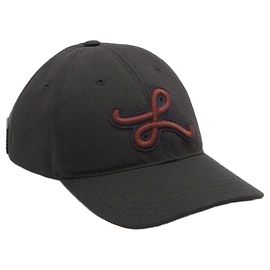 Loewe Baumwollkappe mit Patch Schwarz