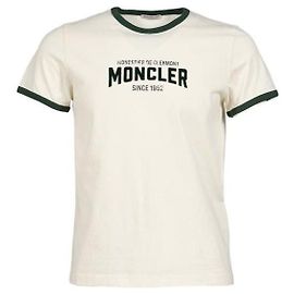 Moncler Logo Jersey T-Shirt Grün