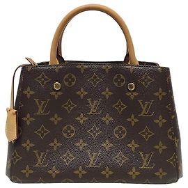 Louis Vuitton Borsa a spalla Monogram Montaigne BB Marrone