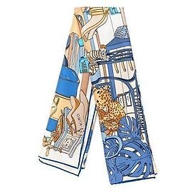 Salvatore Ferragamo Pañuelo de seda Studio Print Multicolor