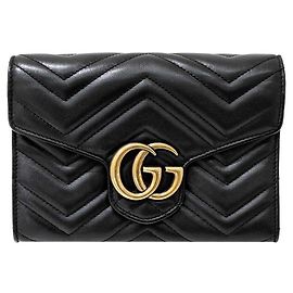 Gucci Borsa a tracolla Marmont Matelassé Nero