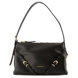 Givenchy Borsa Mini Voyou in pelle lucida Nero