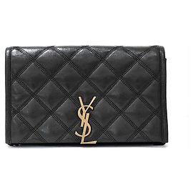 Saint Laurent Bolso de cadena Monogram Becky Negro