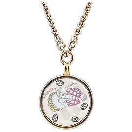 Hermès Collier Medallion Necklace Dourado
