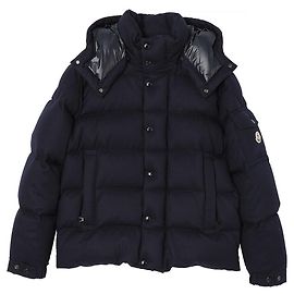 Moncler VEZERE Wool Down Jacket Night Blue Black