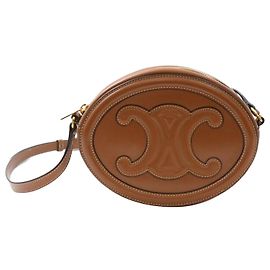 Céline Borsa a tracolla Oval Pulse Marrone Marrone