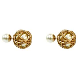 Dior Orecchini con Perle Tribal D'oro